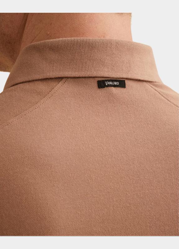 Vanguard Polo korte mouw Bruin Short sleeve polo pique blend VPSS2604850/8202