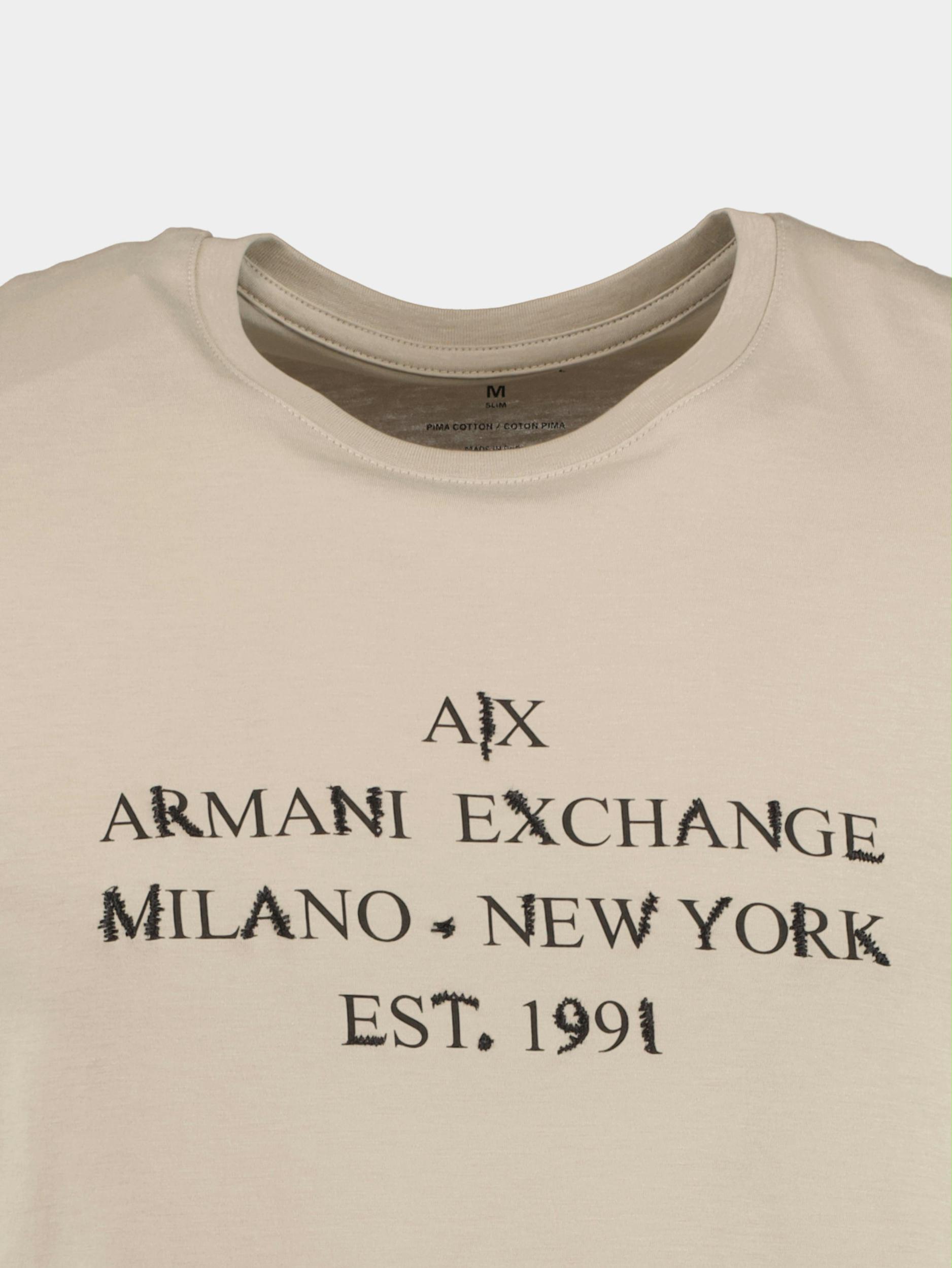 Armani Exchange T-shirt korte mouw Beige  3RZTBD.ZJA5Z/1940