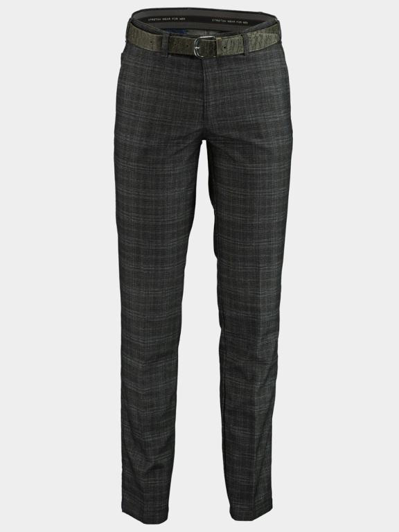 F043 Wollen Pantalon Grijs Flat Front Wool 2021.1.39.023/750