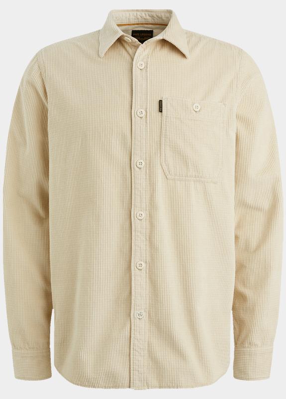 PME Legend Casual hemd lange mouw Beige LONG SLEEVE SHIRT Dobby Cord PSI2510206/7013