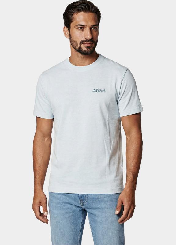 Dstrezzed T-shirt korte mouw Blauw Lasse Graphic Tee 203524/646