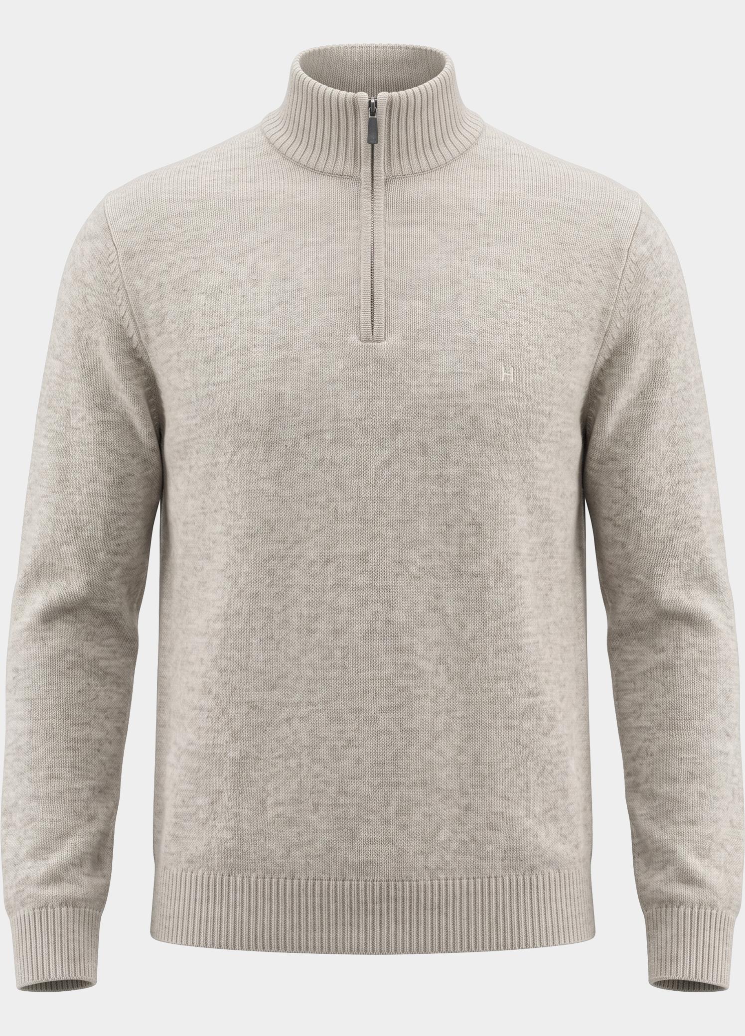 Bos Half Zip Beige  1111/Ecru