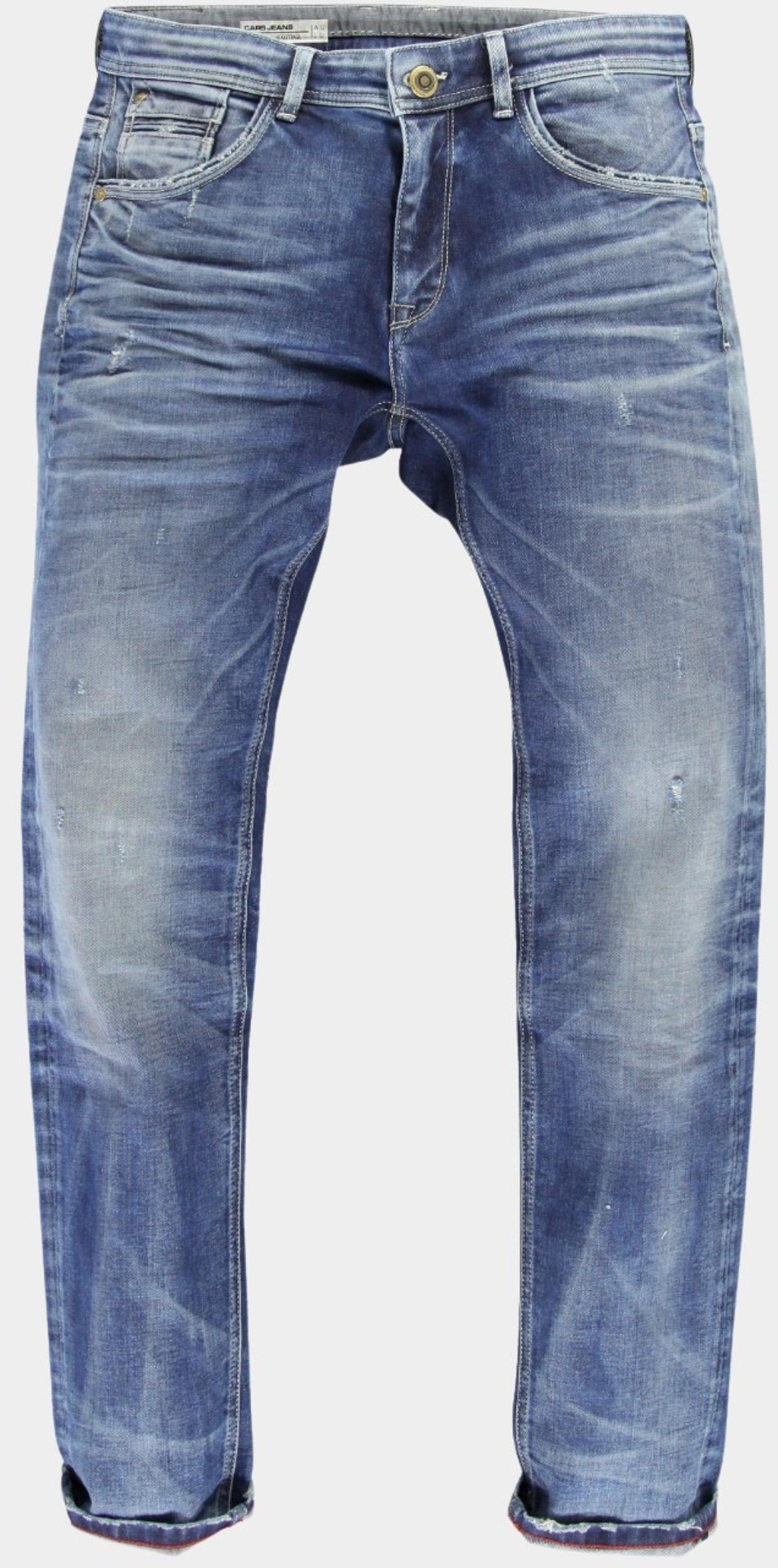 Cars Jeans 5-Pocket Jeans Blauw TIMES Denim Stw Used 79118/06