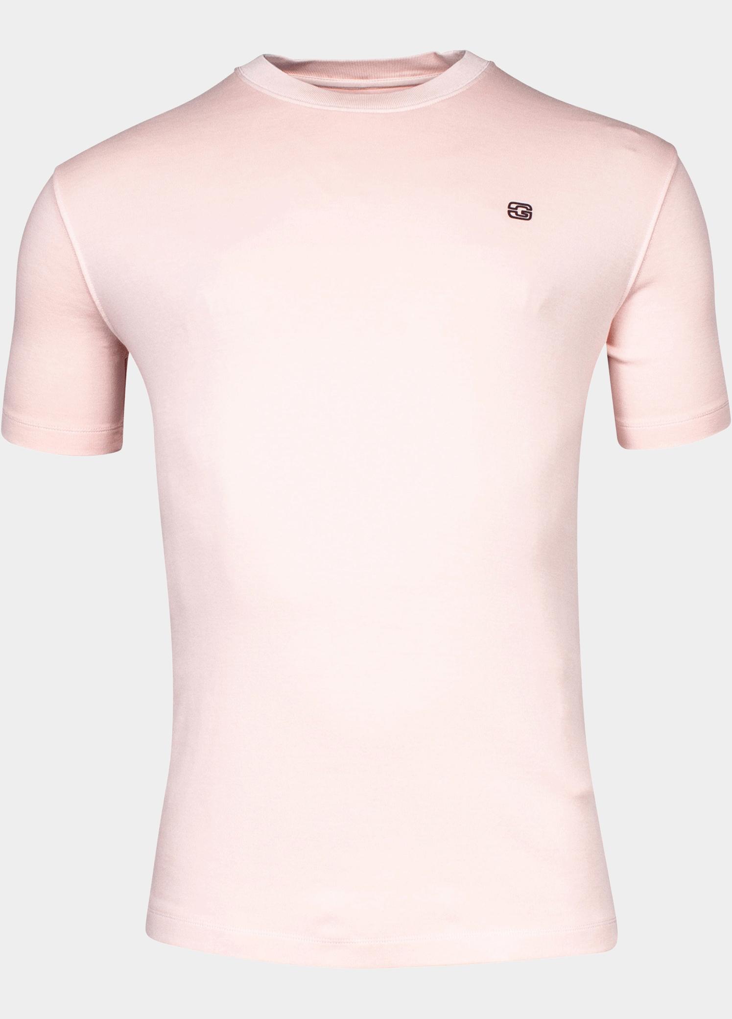 Giordano T-shirt heren Rood T-shirt Jersey Garment Dye 415010/30