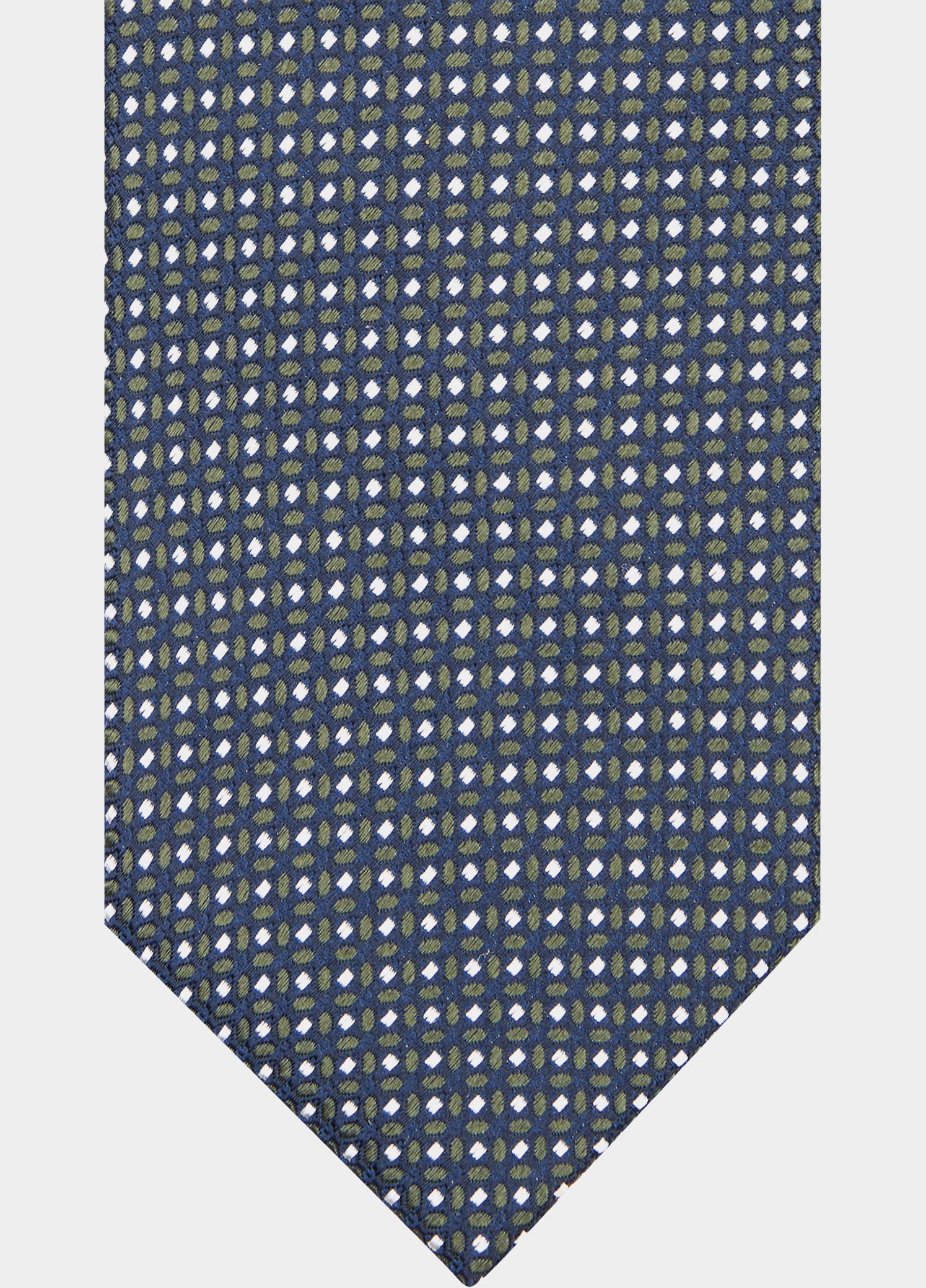 Profuomo Stropdas Groen TIE SILK WOVEN GREEN PPWA30049/C