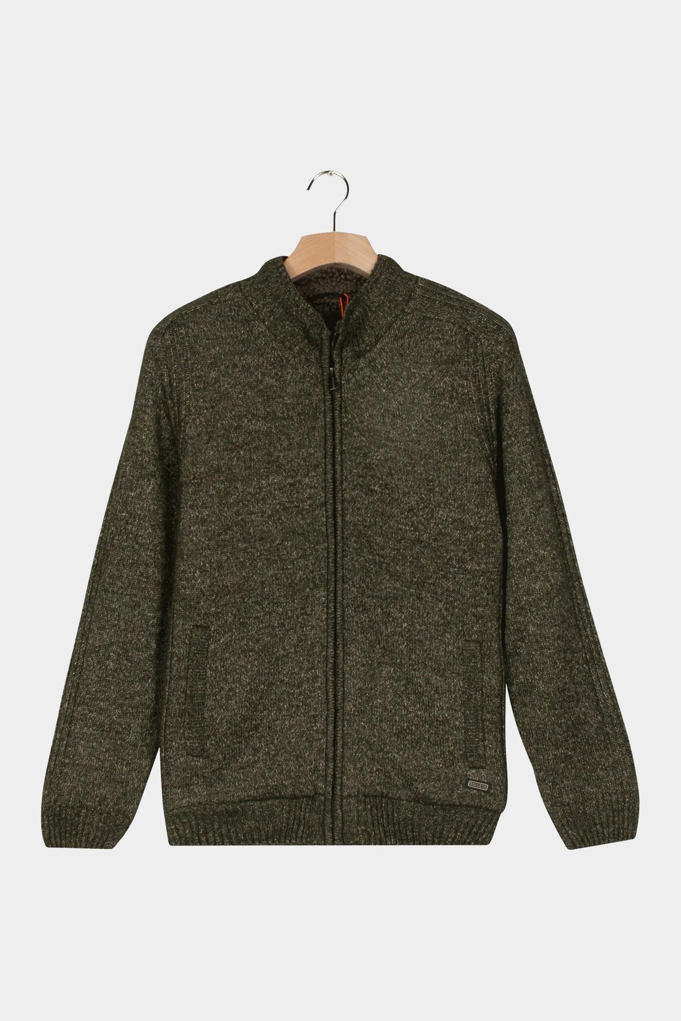 Baileys Vest Groen Cardigan Zip - Lined Inside B 522176/792