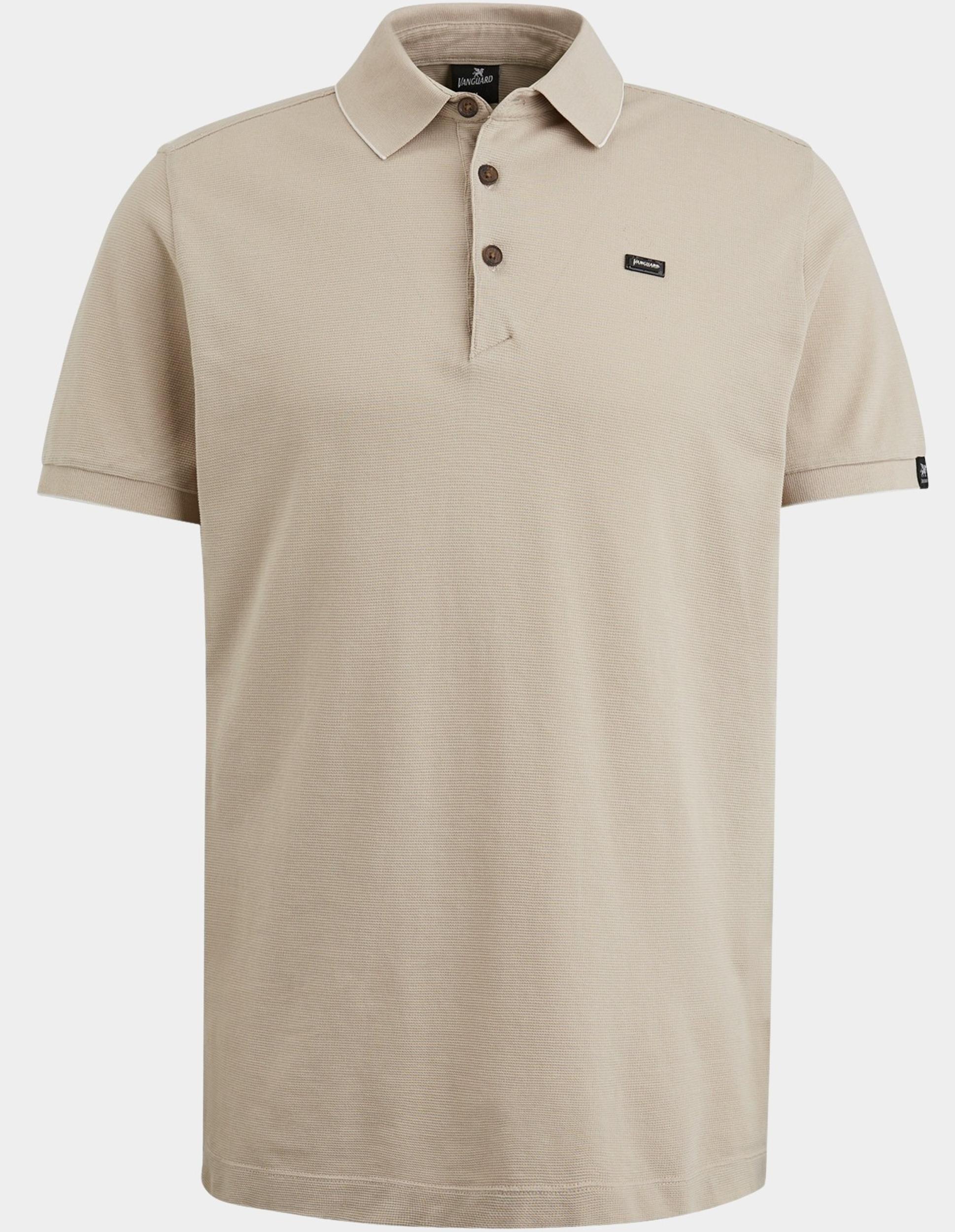 Vanguard Polo korte mouw Beige Short sleeve polo pique waffl VPSS2403828/8265