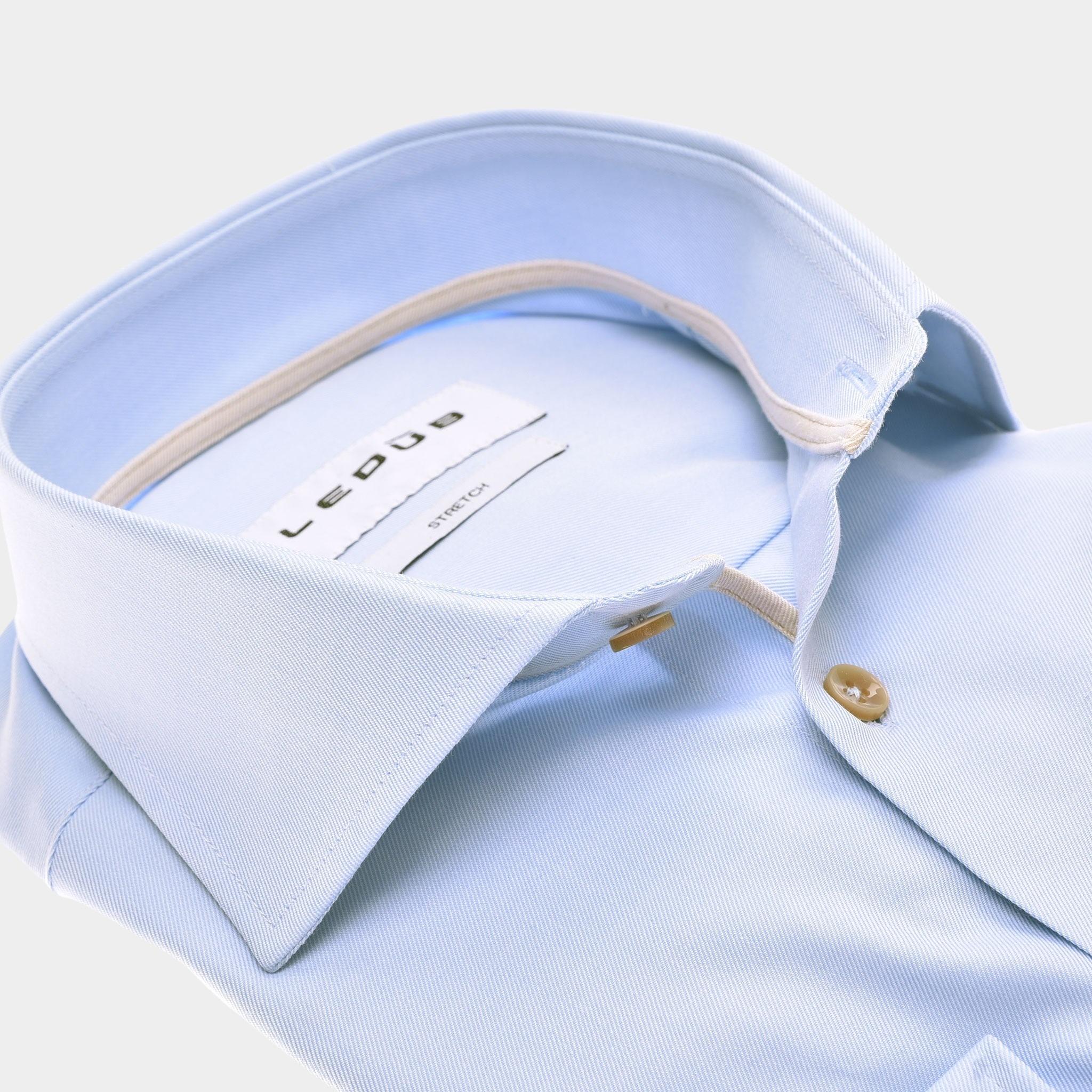 Ledub Overhemd extra lange mouw Blauw  0142833/120-620-000