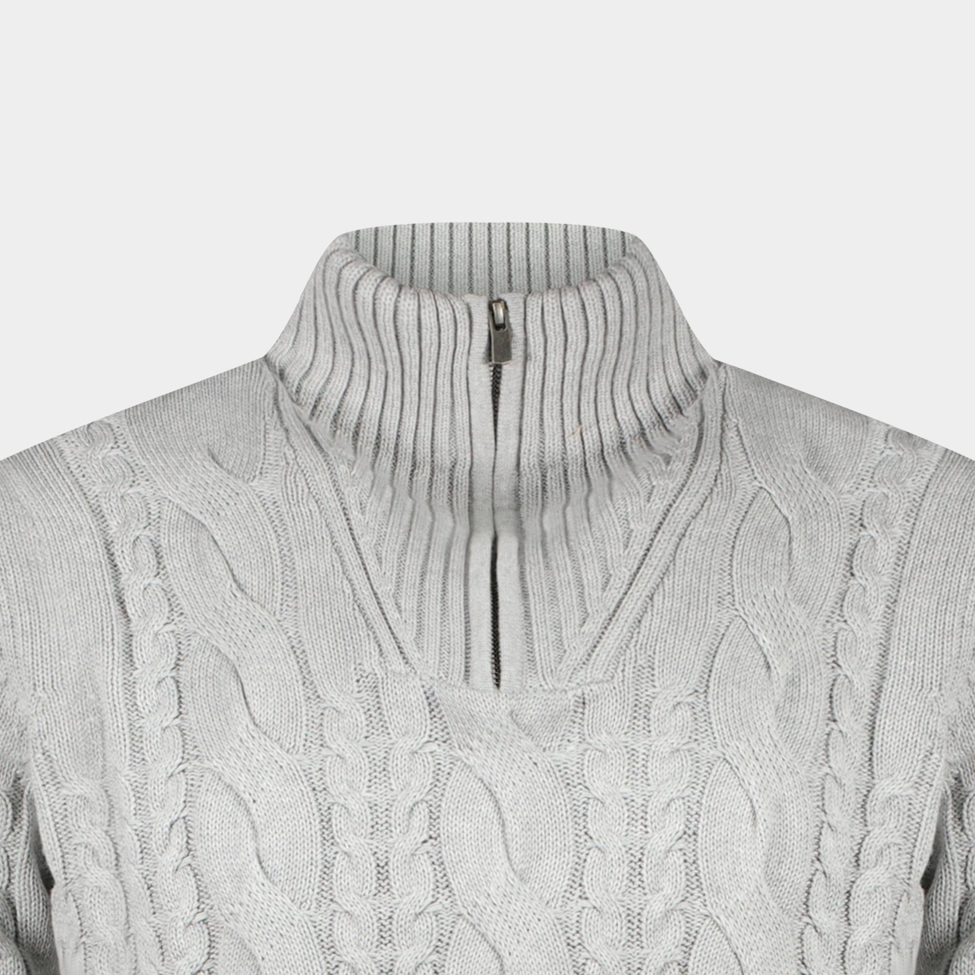 Cars Jeans Half Zip Grijs Cruzz 67065/53