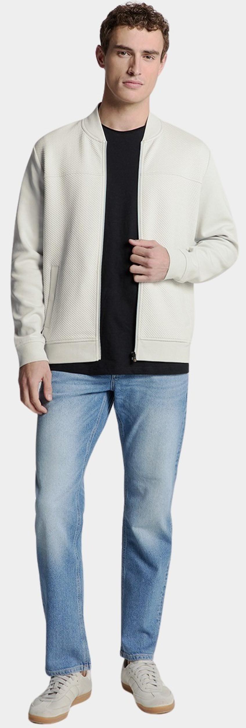 No Excess Vest Wit Sweater Full Zipper Jacquard 27100119/017