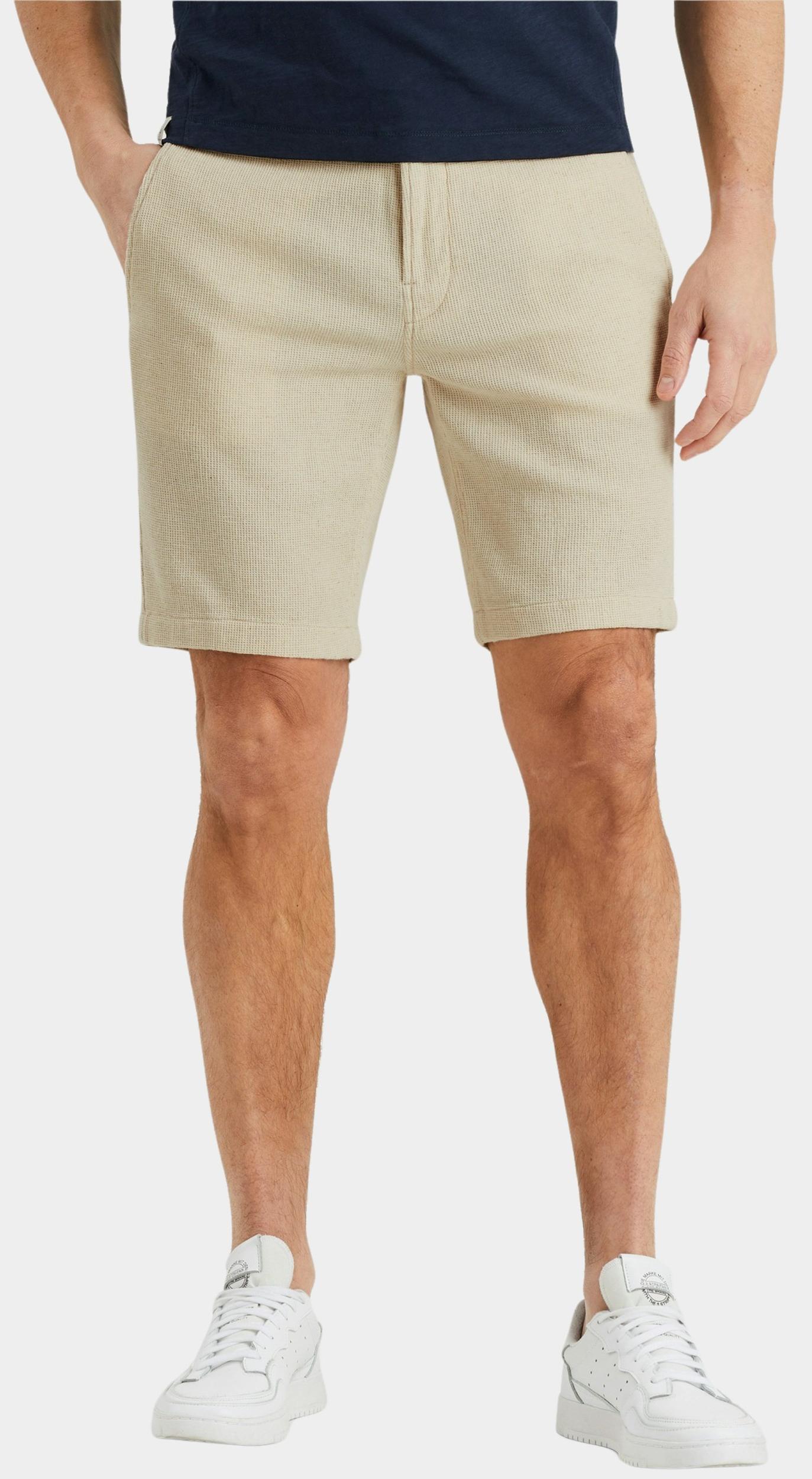 Cast Iron Korte Broek Beige CHINO SHORTS STRUCTURE CSH2505650/7014