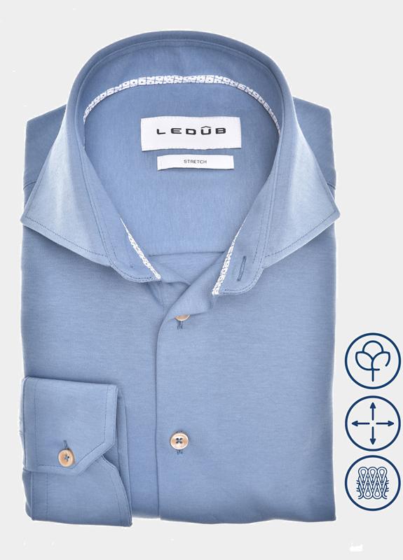 Ledub Business hemd lange mouw Blauw  0702048/150-150-000