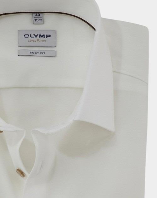 Olymp Business hemd lange mouw Beige Level Five 204254/20
