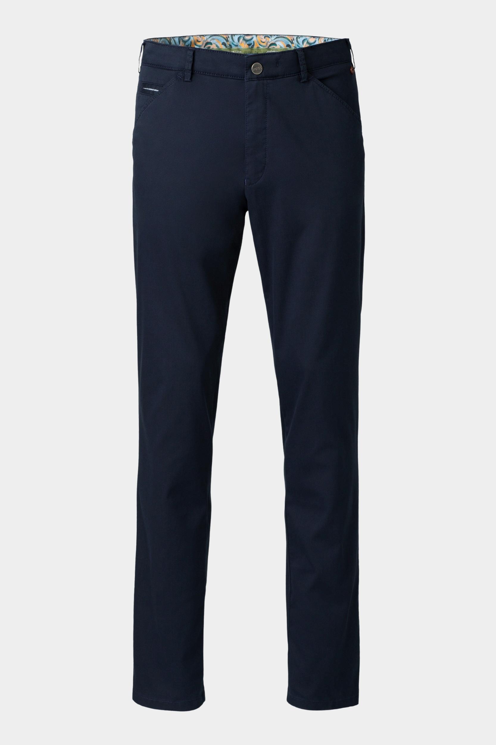 Meyer Katoenen Broek Blauw CHICAGO Art.1-5060 3321506000/18