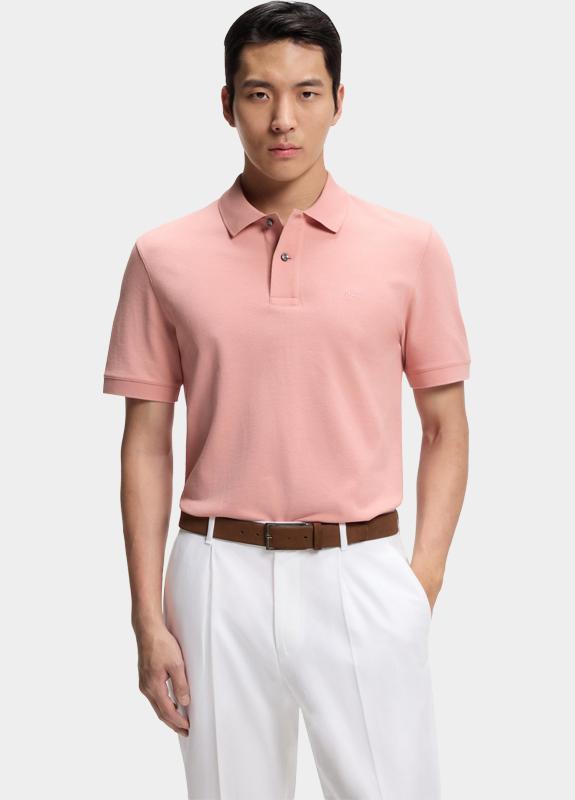 BOSS Black Polo korte mouw Roze Pallas 10278258 01 50553564/686