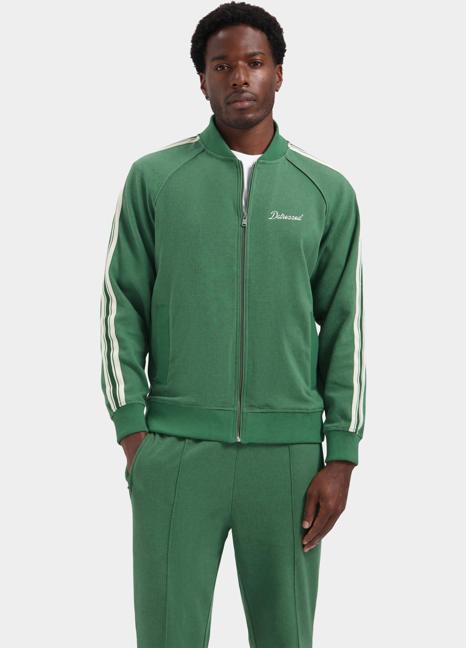 Dstrezzed sweatvest heren Groen Kjel 211866/568