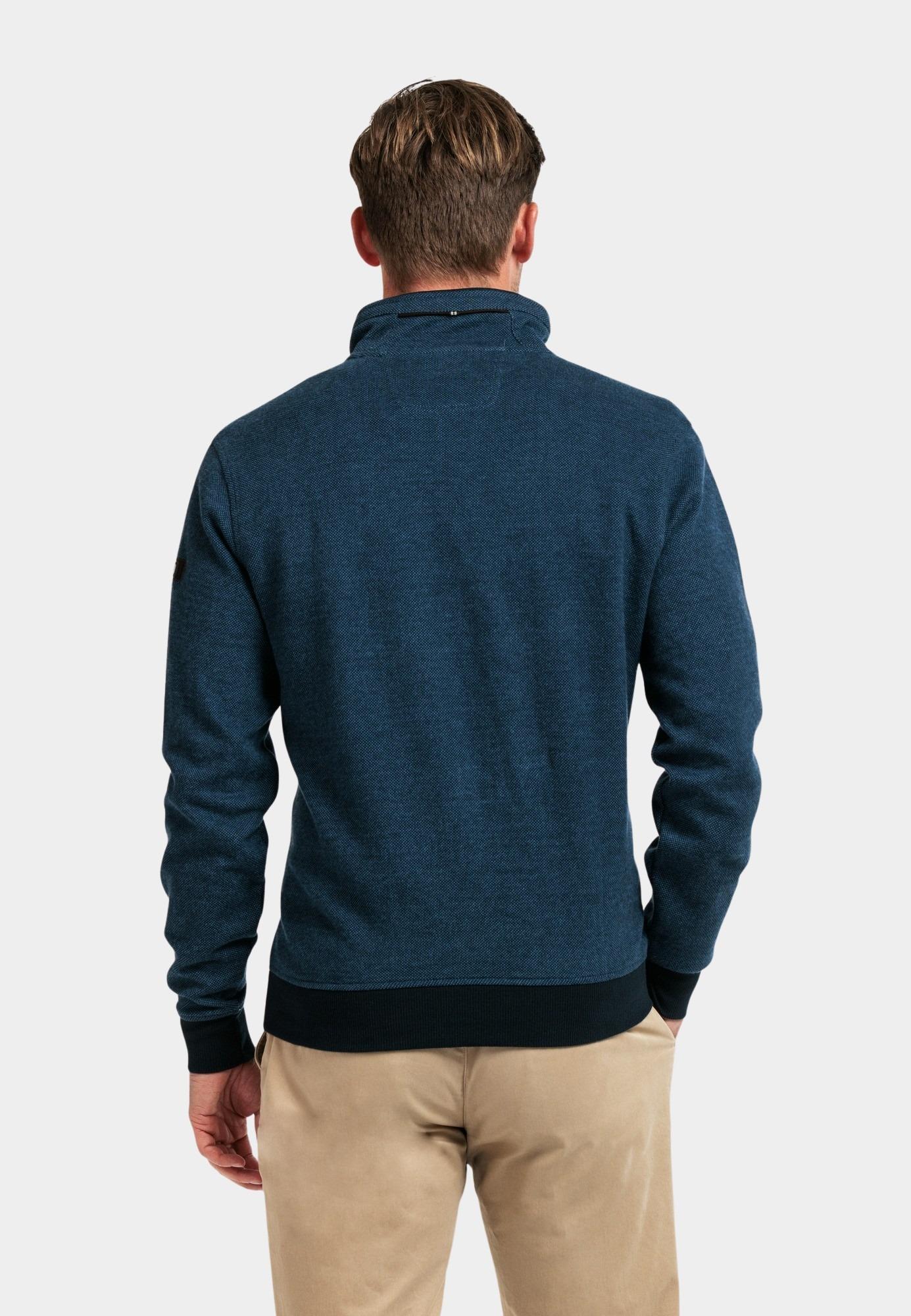Baileys Half Zip Blauw Sweatshirt 1/2 Zip 423112/65