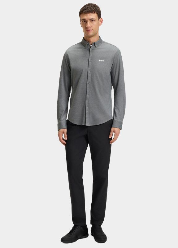 BOSS Green Casual hemd lange mouw Blauw Biado_R_IN 10233753 01 50540988/411