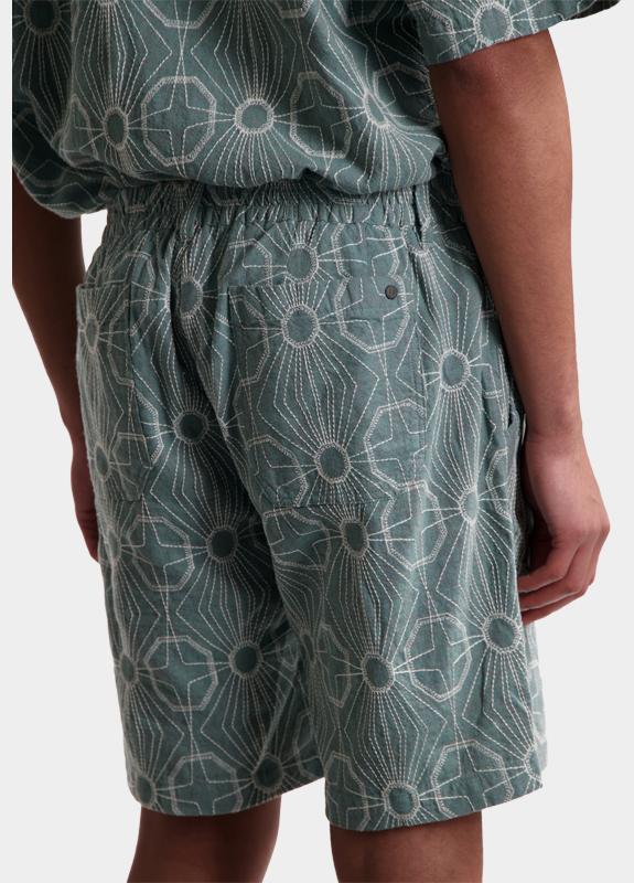 Dstrezzed Korte Broek heren Groen DS_Logan Crochet Short 515501/617