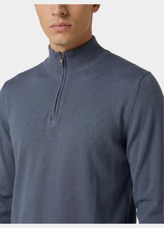 BOSS Black Pullover Blauw Padro-L 10260473 01 50516914/468