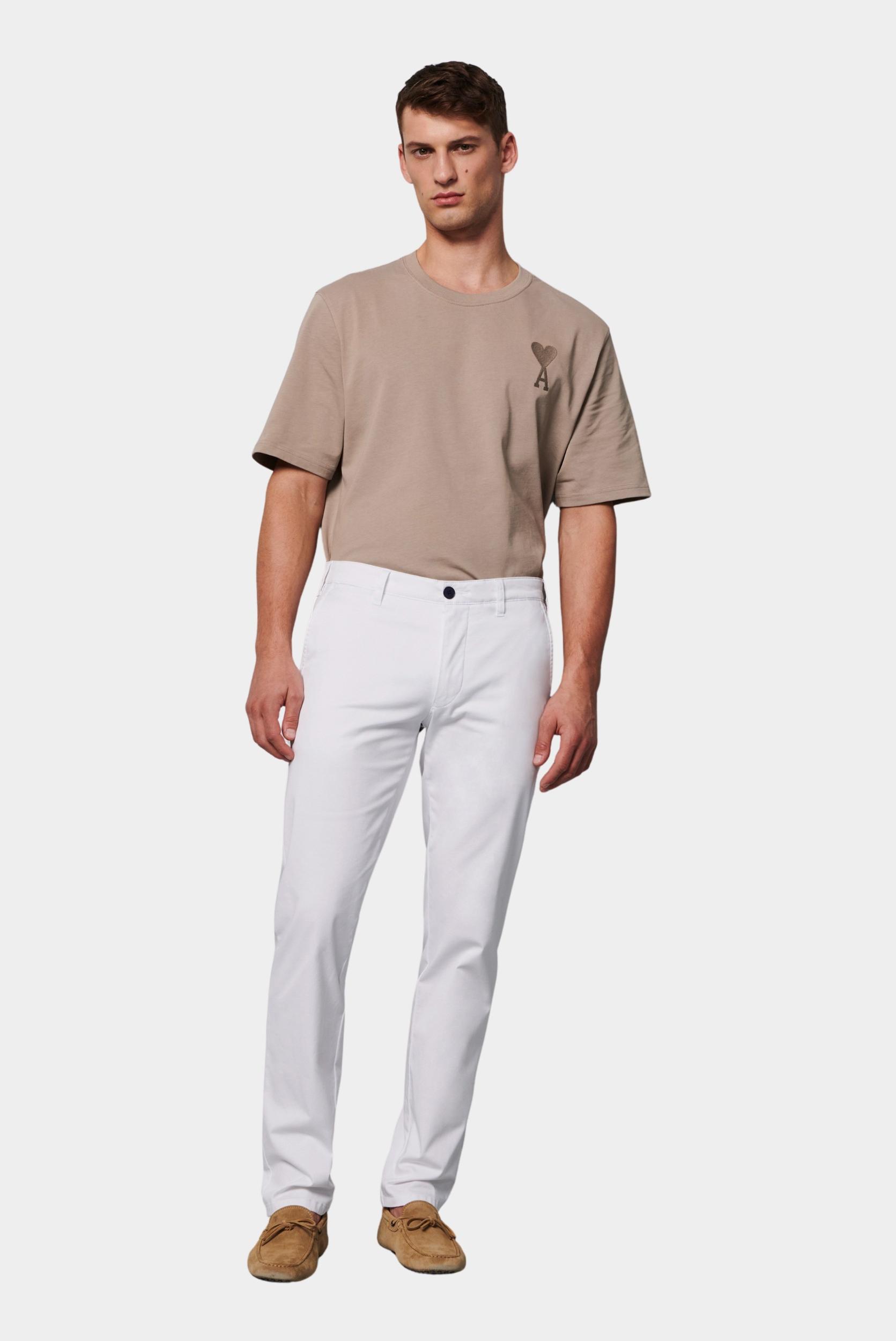 Meyer Katoenen Broek Wit CHINO Art.9-6001 3649600100/40