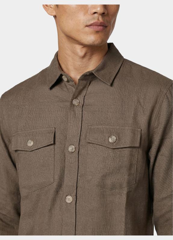 Scotland Blue Overhemd heren Bruin Xander Shirt SPE26114XA44SB/2002