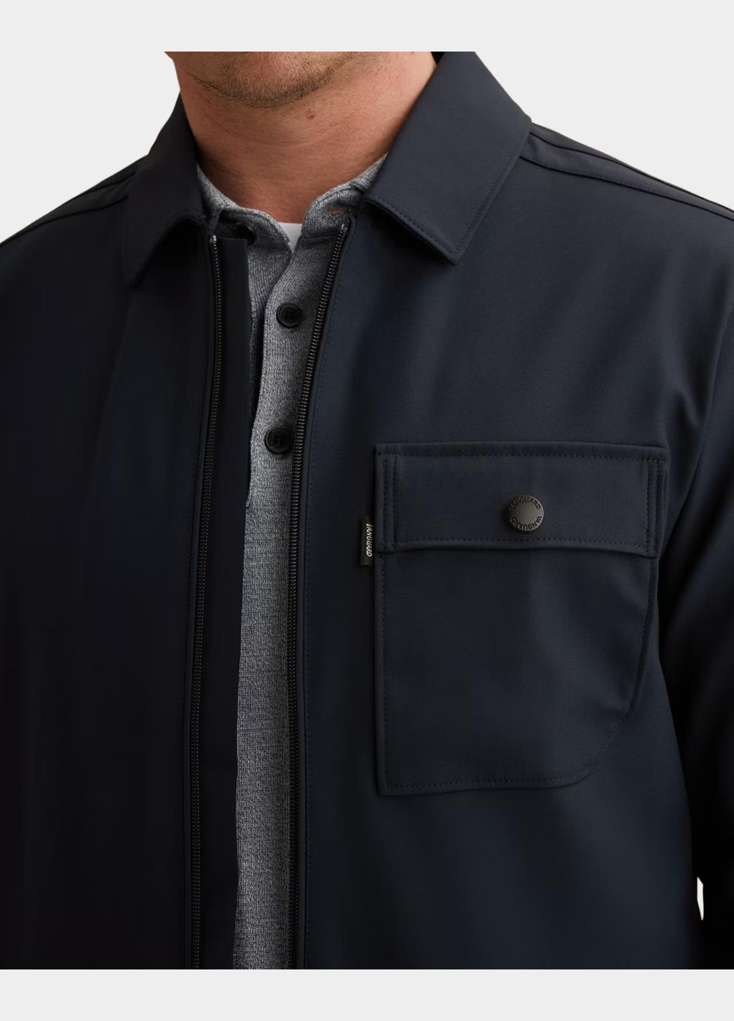 Vanguard Overhemd heren Blauw Long sleeve shirt Bi-stretch VSI2608217/5073