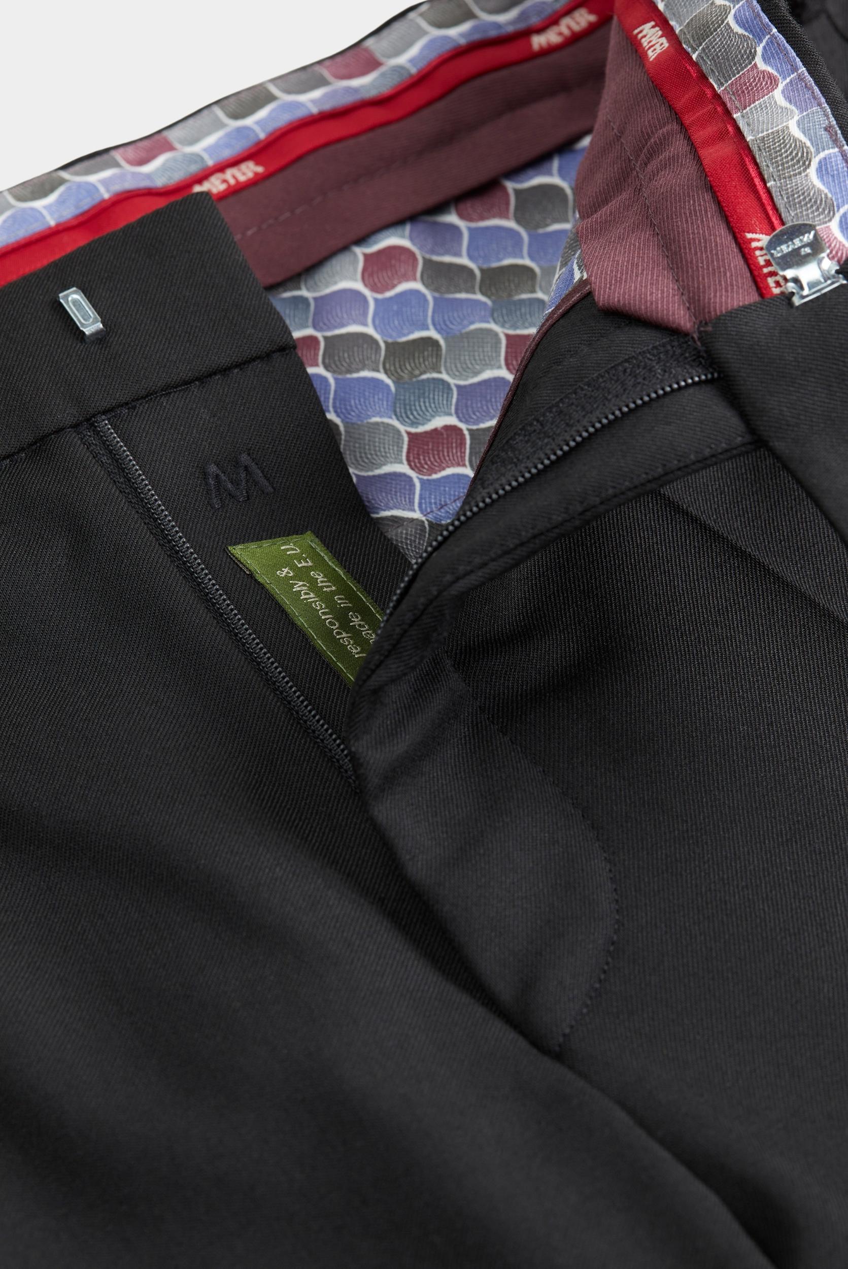 Meyer Wollen Pantalon Zwart ROMA Art. 9-288 1150928800/09