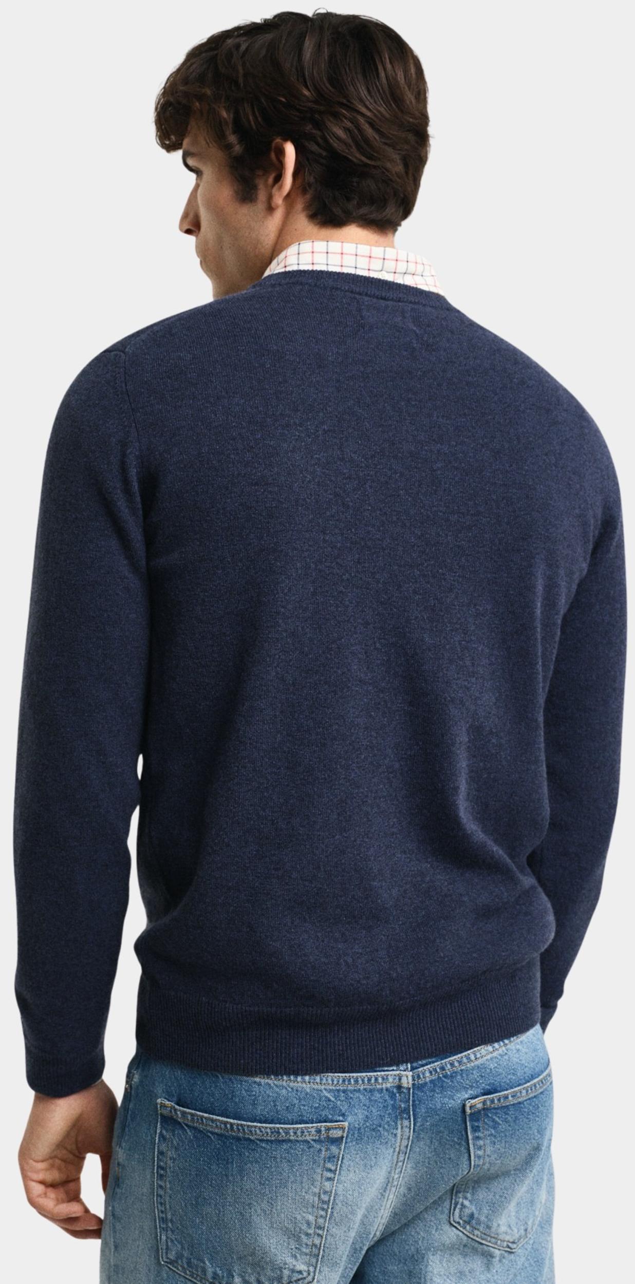 Gant Pullover Blauw SUPERFINE LAMBSWOOL C-NECK 87211/480