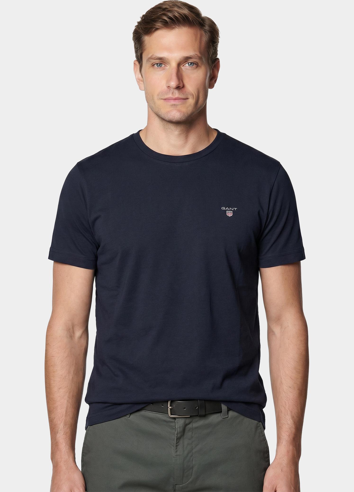 Gant T-shirt korte mouw Blauw PRINTED ARCHIVE SHIELD TSHIRT 2004080/433