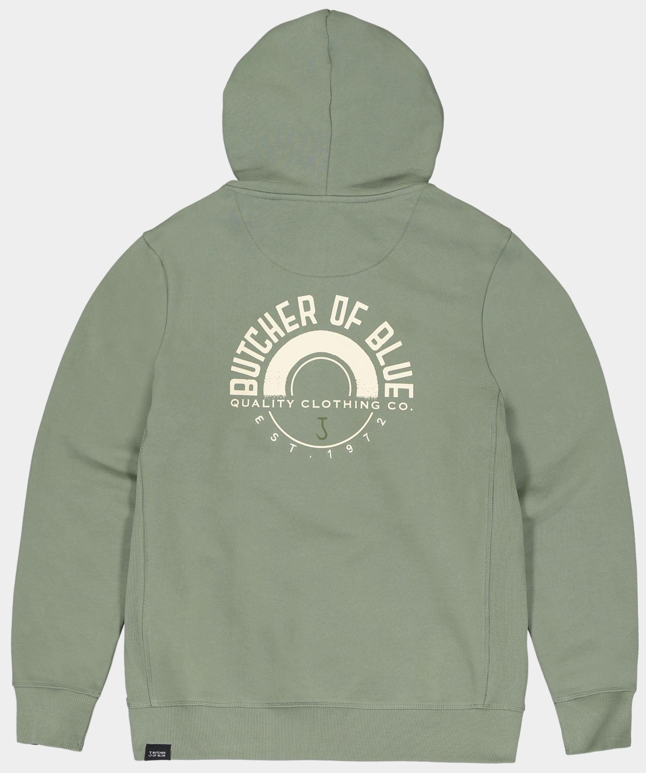 Butcher of Blue Sweater Groen Army Circle Hdd M2513005/792