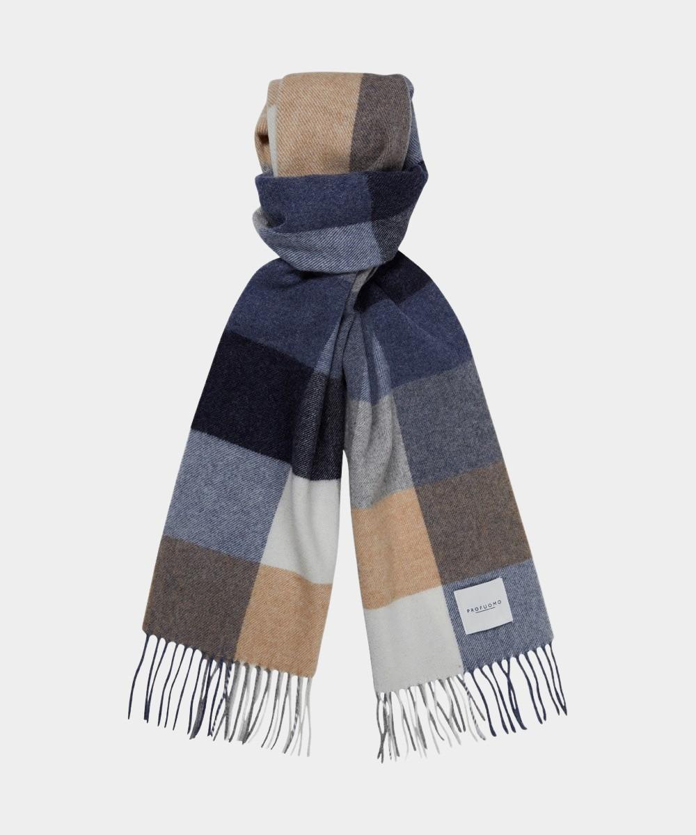 Profuomo Shawl Blauw  PPWS30004C/M