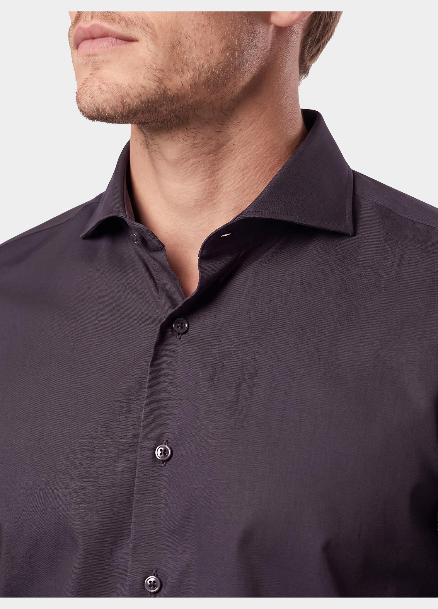Profuomo Zakelijk overhemd heren Paars  PPXH30021/K