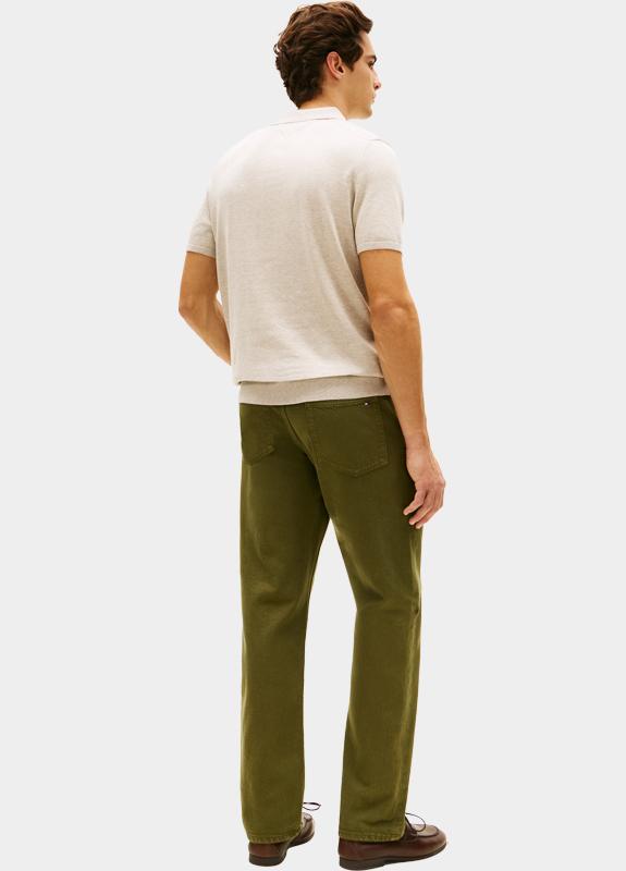 Tommy Hilfiger Polo korte mouw Bruin ESSENTIAL COTTON KNITTED POLO MW0MW37396/RE5