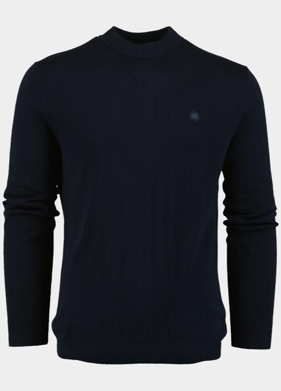 Bos Turtle neck Blauw Tex Mockneck Pull 25305TE06/290 navy
