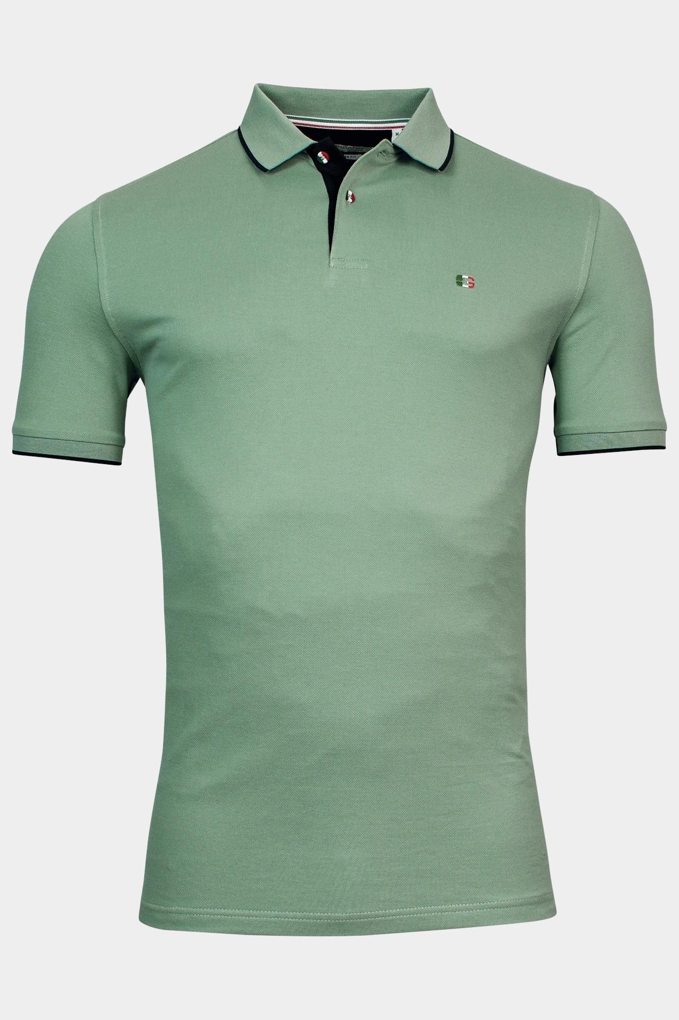 Giordano Polo korte mouw Groen Nico short sleeve signature p 516587/72