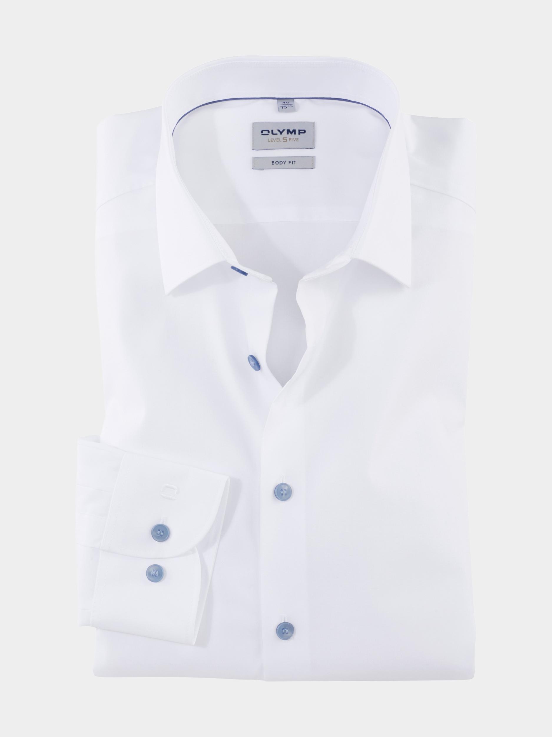 Olymp Business hemd lange mouw Blauw Level Five 204254/13