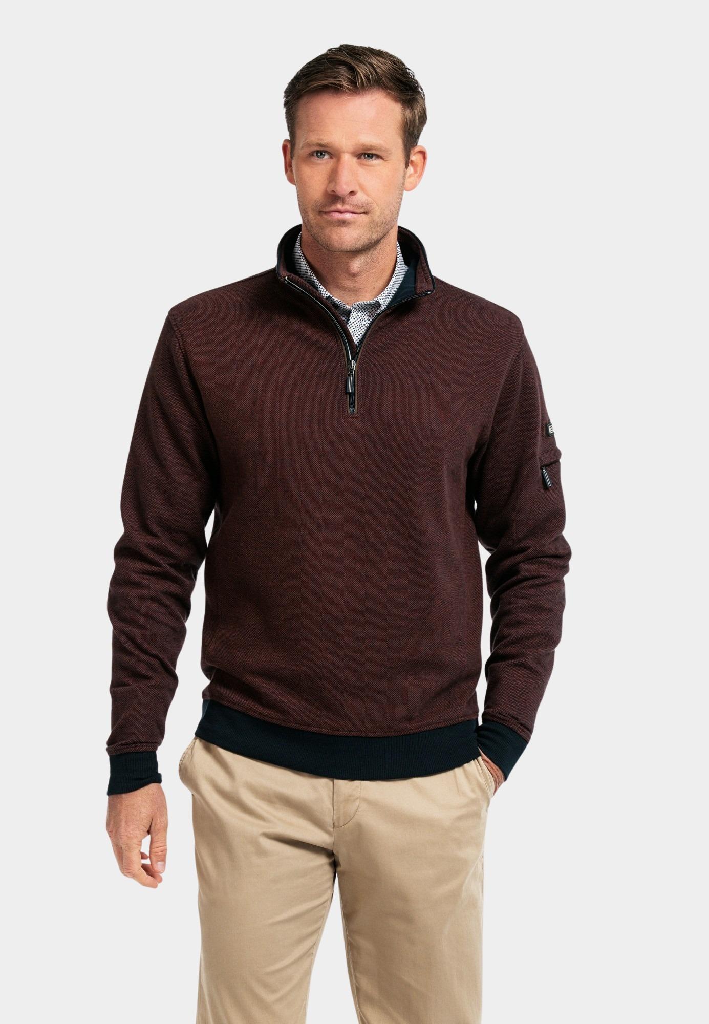 Baileys Half Zip Oranje Sweatshirt 1/2 Zip 423112/35