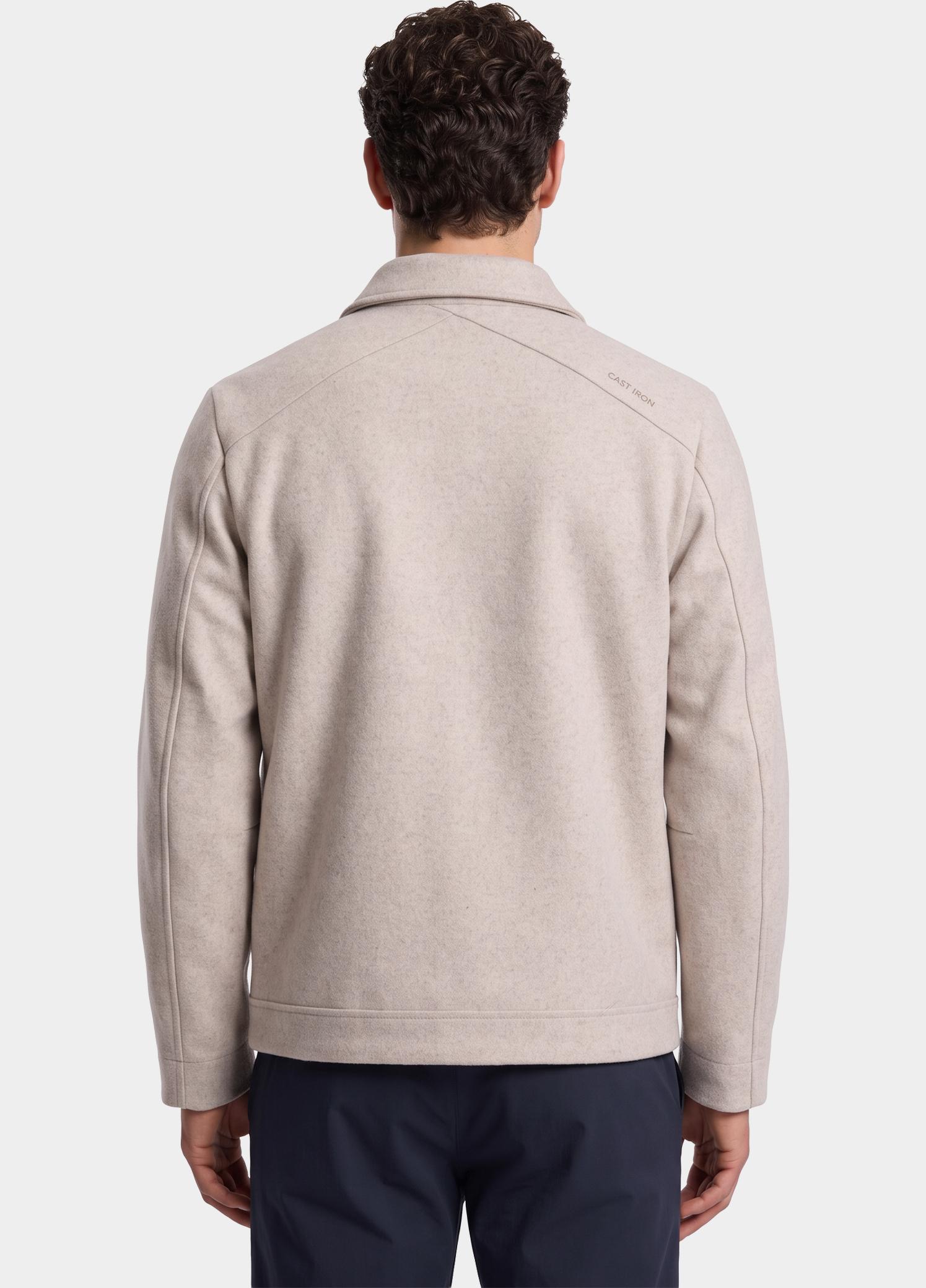 Cast Iron Winterjas heren Beige Short jacket Twool Smart Jack CJA2608156/7715
