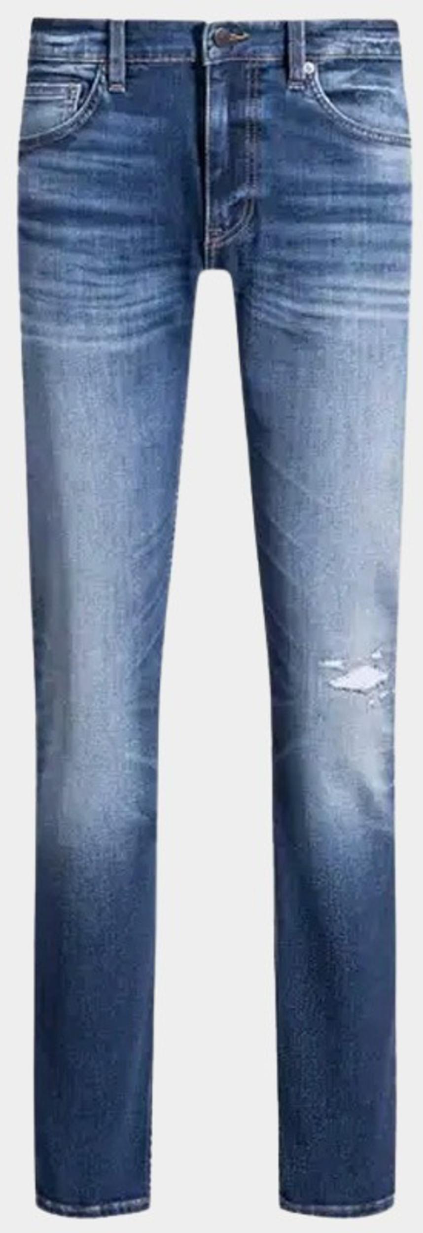BOSS Orange 5-Pocket Jeans Blauw DELAWARE BO 10249131 05 50534683/405