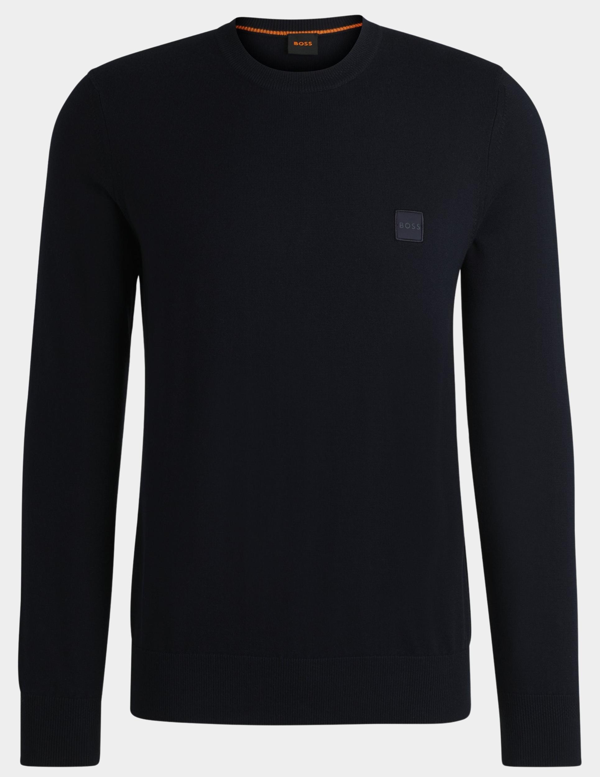 BOSS Orange Pullover Blauw Kanovano_S 10265856 01 50527583/404