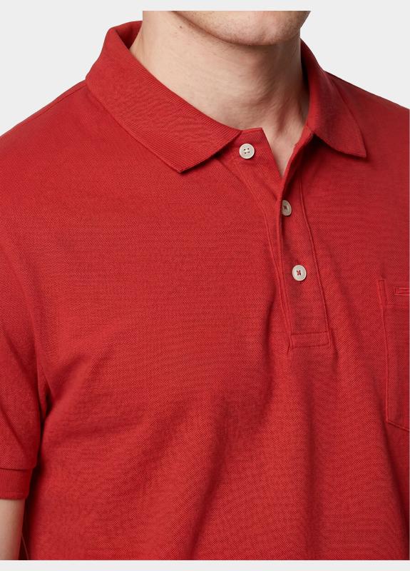 Commander flag Polo heren Rood  214008358/401