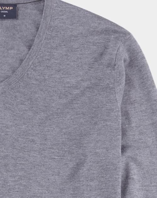 Olymp Pullover Grijs 0151/10 Pullover 015110/63