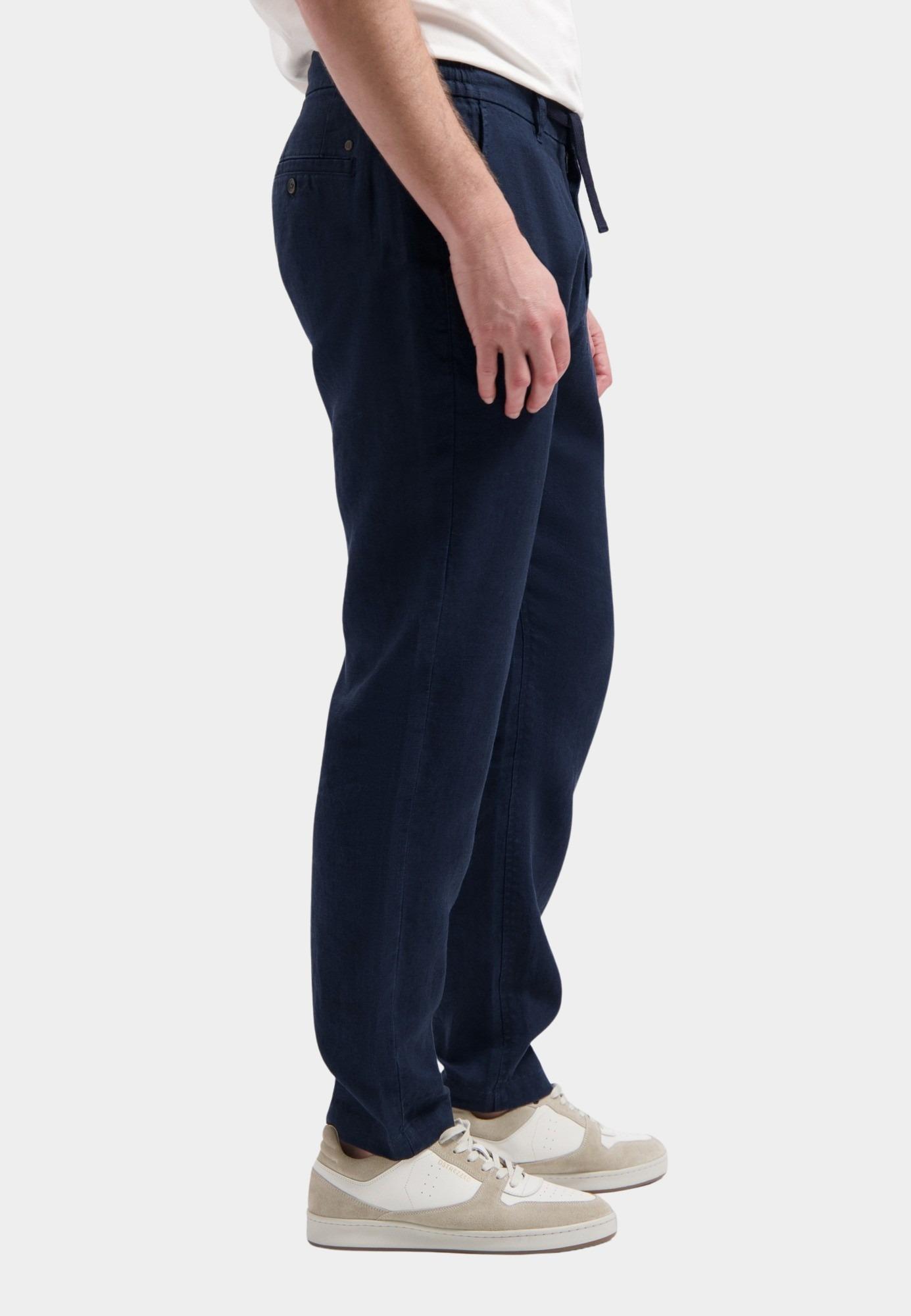 Dstrezzed Linnen Broek Blauw DS_James Beach Pants 501822S/649