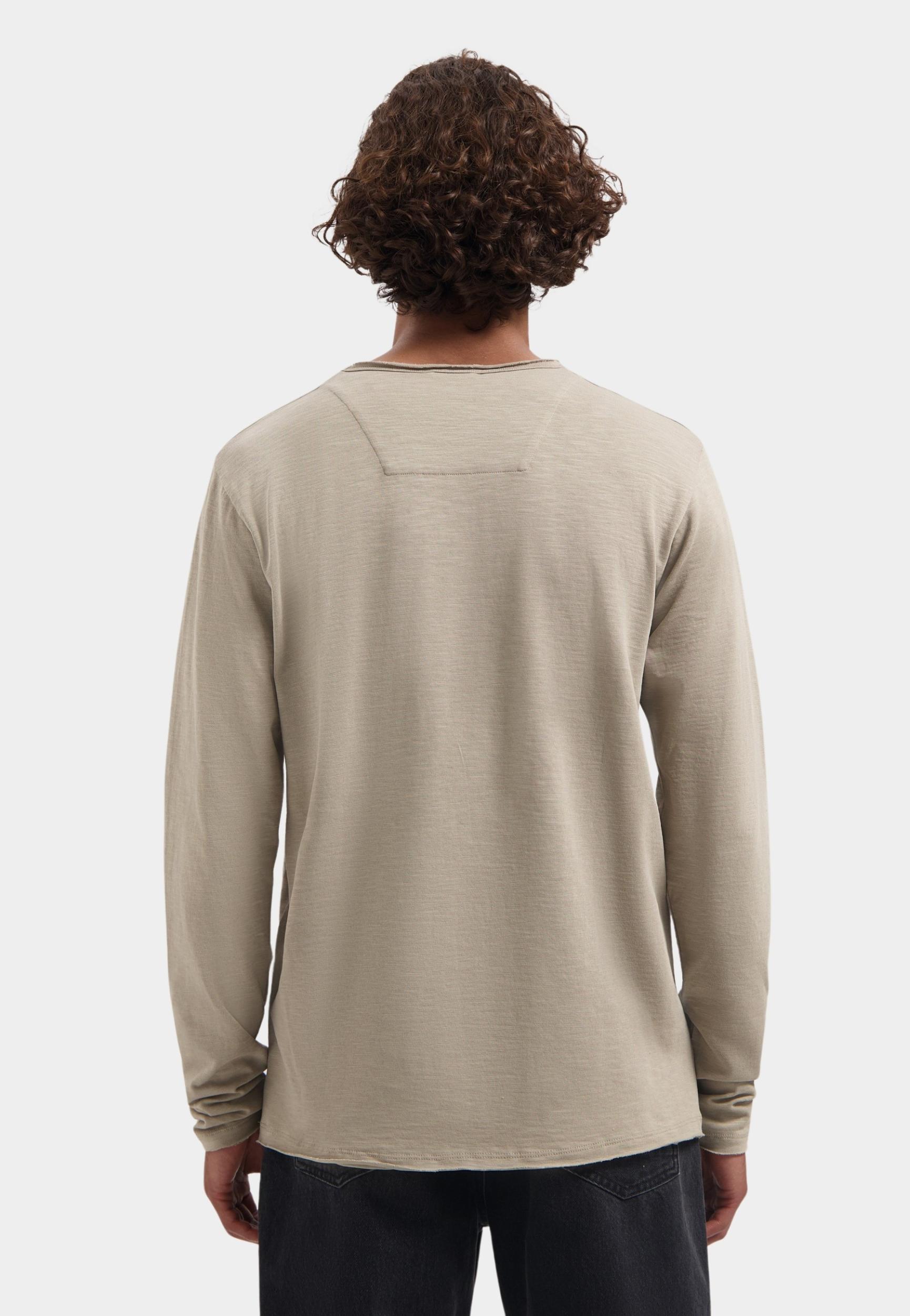 Dstrezzed T-shirt lange mouw Groen DS_Newman Crewneck 220030-AW25/276