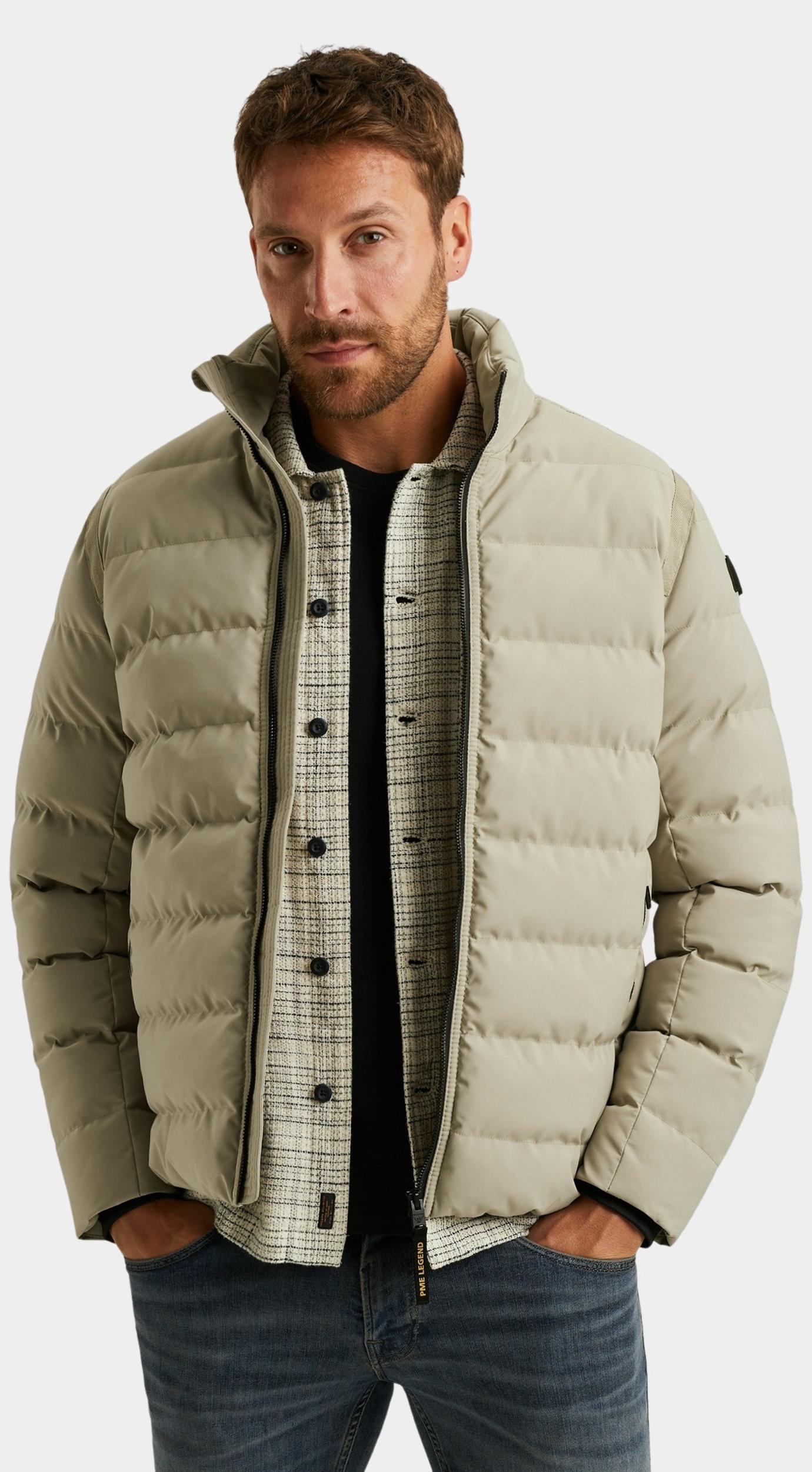 PME Legend Winterjack Beige Short jacket FREIGHTYET Perfo PJA2508114/8011
