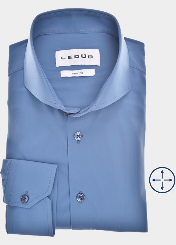 Ledub Business hemd lange mouw Blauw  0143220/170-000-000