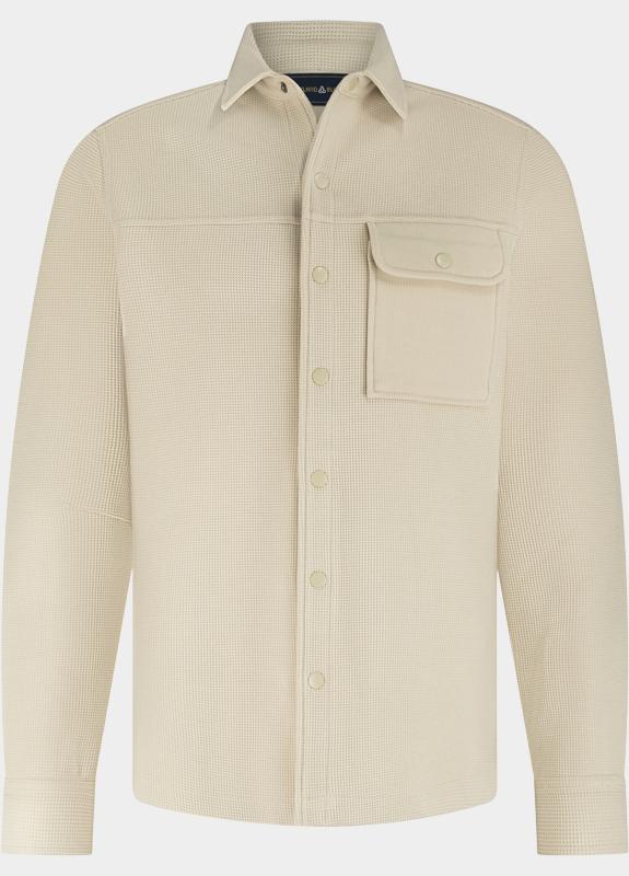 Scotland Blue Overshirt Grijs Vance Shirtjacket SPE26114VA07SB/2501