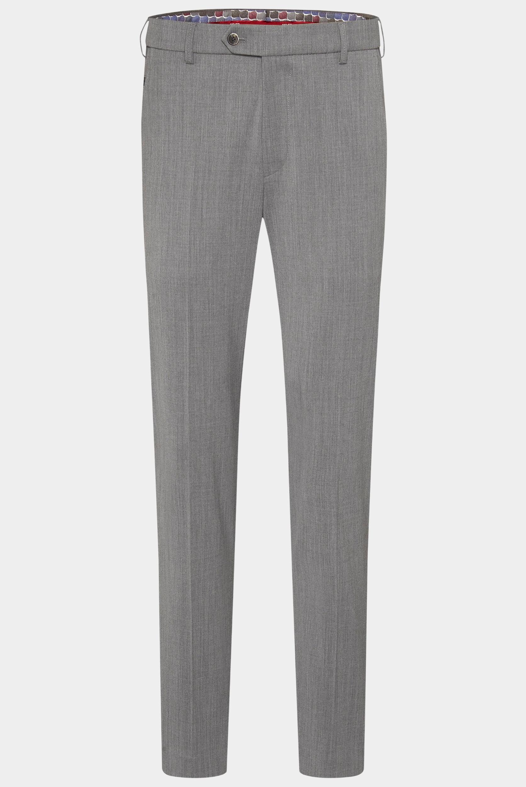 Meyer Wollen Pantalon Grijs pantalon bonn grijs modern fit 1029250000/06