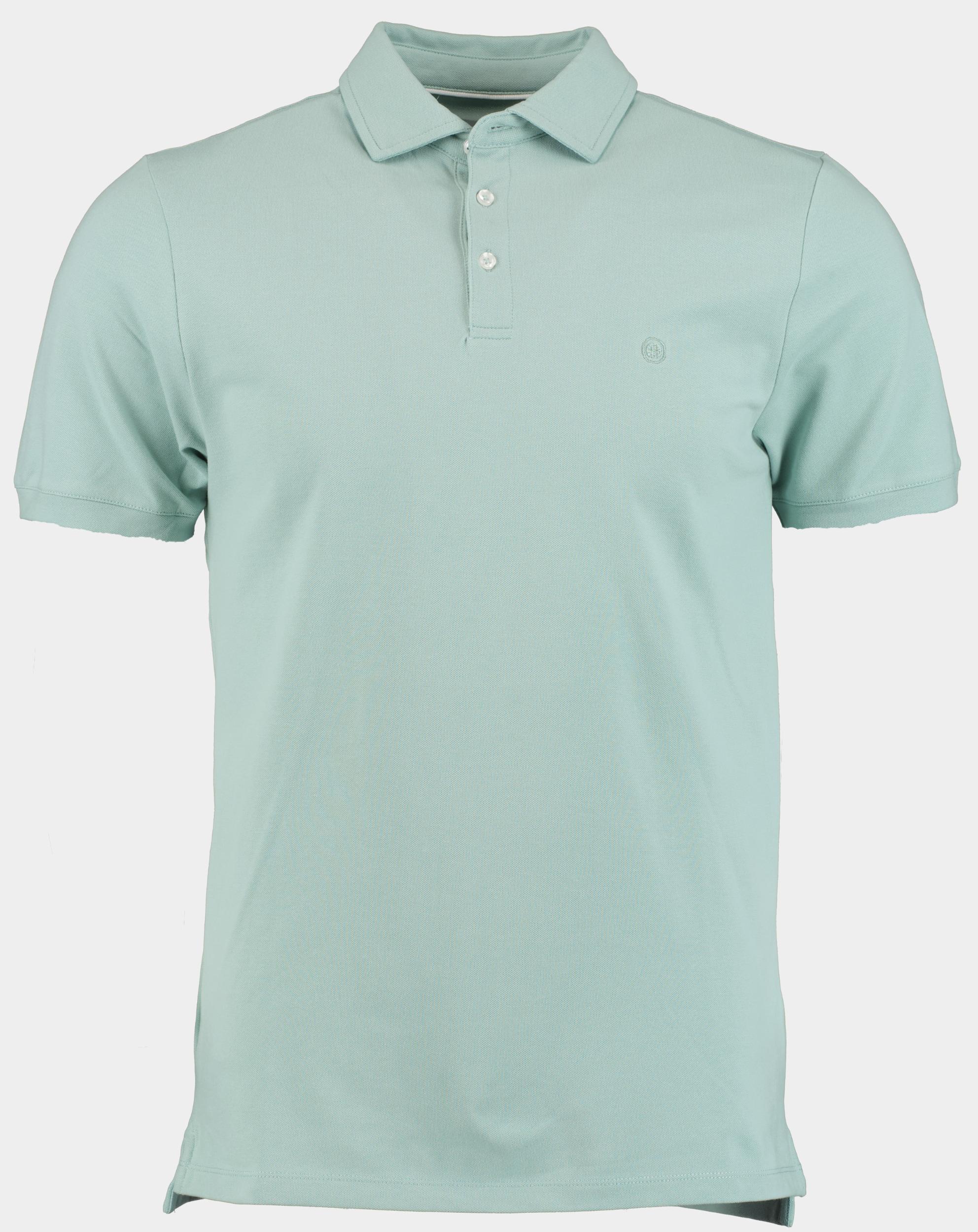 Bos Polo korte mouw Groen Arto Polo Fine Pique Plain 24108AR22BO/212 blue surf